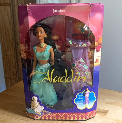 Mattel Disney's Aladdin Jasmine Doll Palace Costume 1992 11.5 in MPN 23977