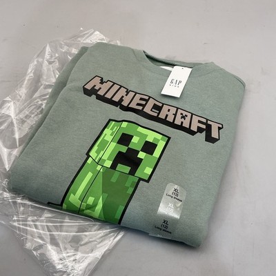 Gap Kids Minecraft Long Sleeve Shirt Size XL (12) Sweatshirt Brand New