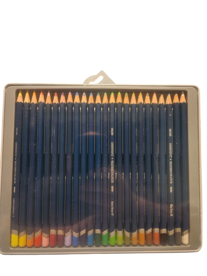 Derwent ACUARELA Artista Profesional Acuarela Lápices Juego de 24 Latas NUEVO  Foto 3 de 3