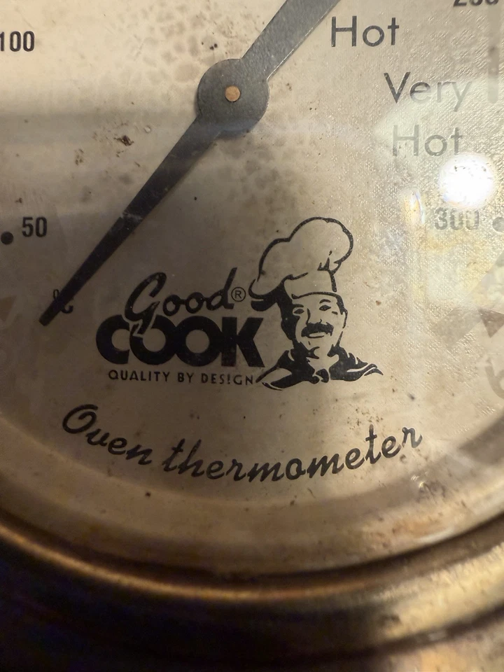 Termómetro de horno Good Cook vintage cuelga debajo del estante 100F-600F Foto 2 de 4
