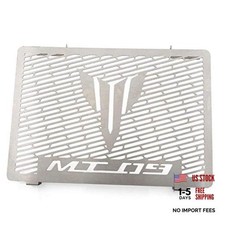 Motorcycle Radiator Protector Guard Grill Cover Cooler Protector for Silver