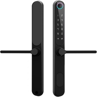 Fingerprint Door Lock, TUYA APP Control Smart Lock Biometric Lock Handle 4618