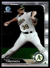 2019 Bowman Chrome Blake Treinen Oakland Athletics #78