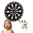 Dartscheibe softdarts Sicherheits-Dartboard Softdart Set 42 cm 900 g 6 Pfeile