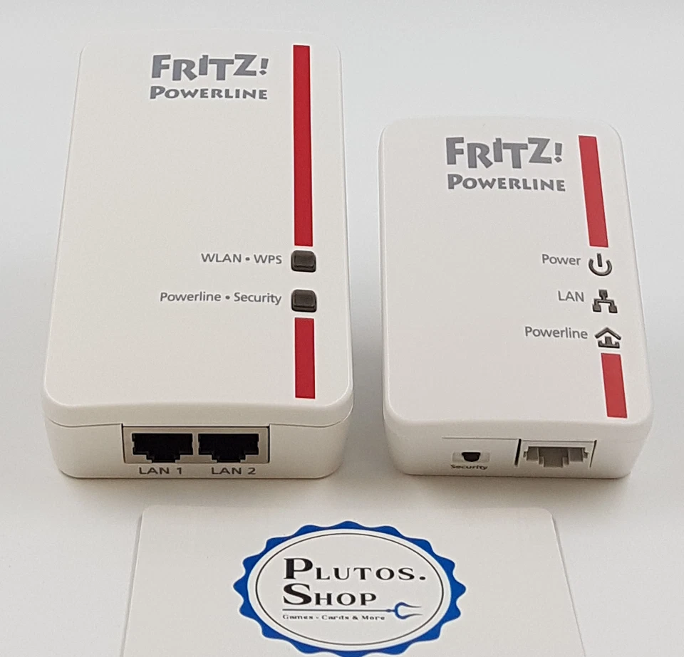 AVM FRITZ Powerline 510e 540e Set Steckdosen Netzwerk LAN Adapter WLAN 2,4GHz - Bild 4 von 4