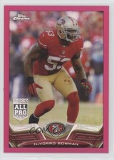 2013 Topps Chrome BCA Pink Refractor 111/399 NaVorro Bowman #187 04up