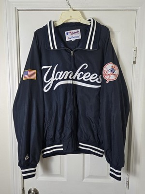 Majestic Authentic New York Yankees Dugout Jacket Mens XL 9/11 USA