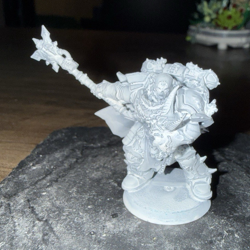 Warhammer 40k Chaos Space Marine Chosen champion Draznicht Unpainted