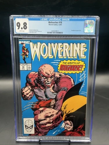 Wolverine #18 (Marvel Comics Early December 1989) CGC Graded 9.8 White Pages