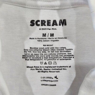 SCREAM VI Ghostface T-Shirt White Medium NEW | eBay