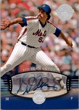 2004 Upper Deck Timeless Teams SID FERNANDEZ New York Mets AUTO (2)