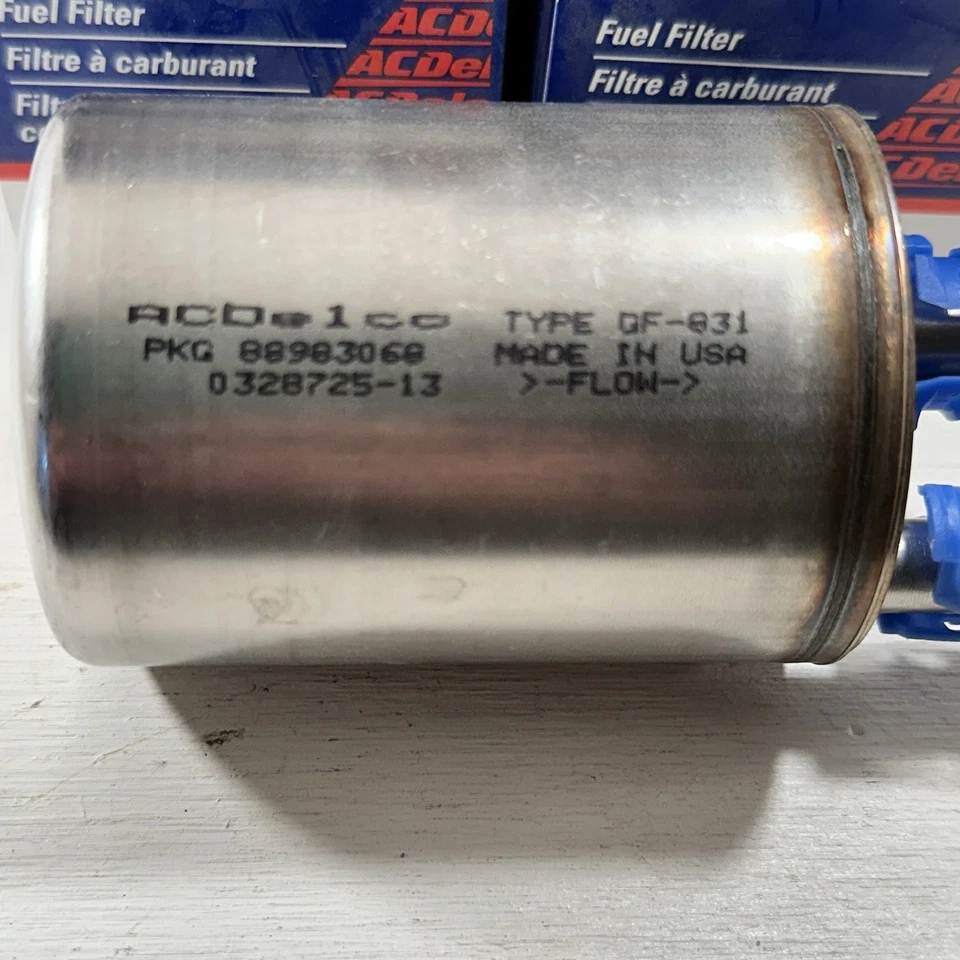 5-NEW OEM GM 88983068 AC DELCO FUEL FILTER Fits 2002-04 GMC Envoy 2003 Hummer - Image 4 of 4