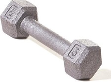 Champion Barbell Solid Hex Dumbbell w/ Straight Handle 5 lb
