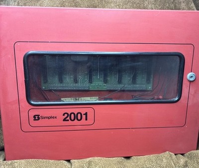 Vintage Rare 1980 Simplex 2001-3080 Fire Alarm Panel Box W/556-663 Motherboard