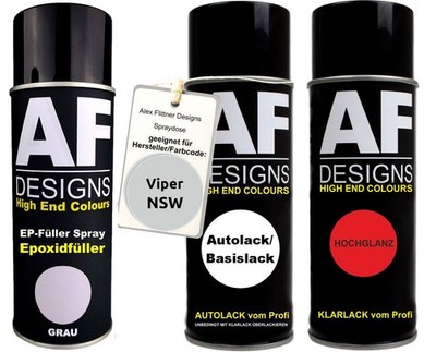 Epoxid Spraydose Set für Viper NSW Grigio Chiaro Metallic Spraydose EP Grundieru