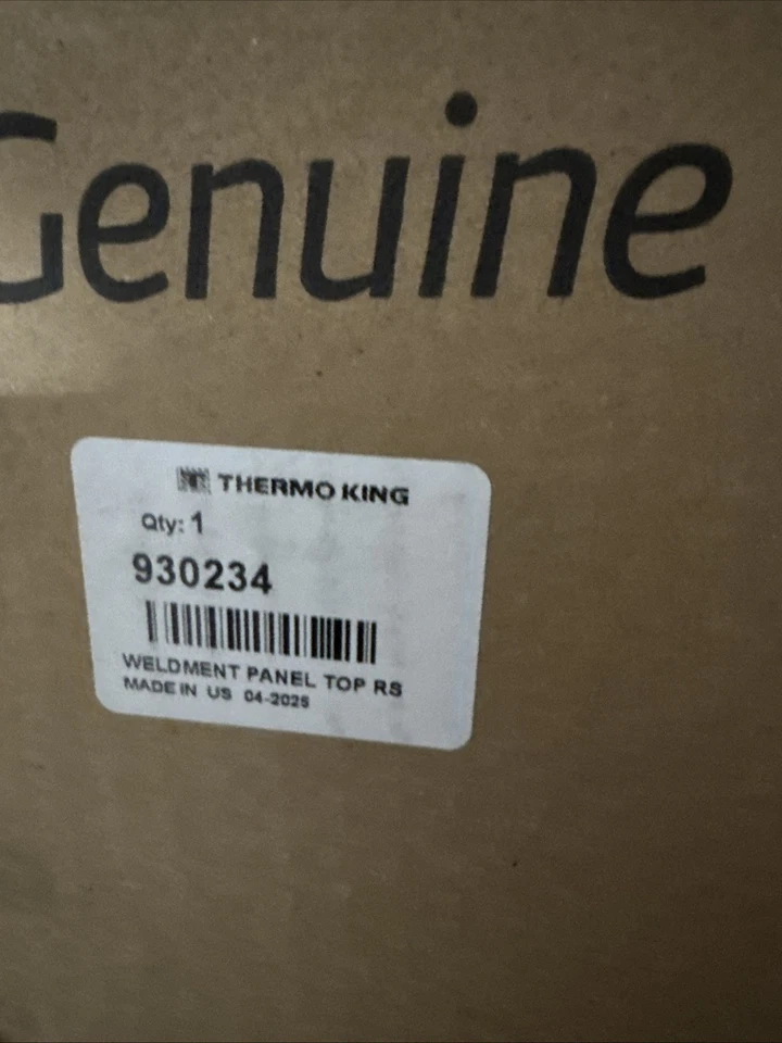 Panel superior Thermo King original incidente soldadura en carretera número de pieza 930234 Foto 4 de 4