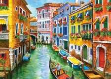 Venetian Scenery Paint by Numbers Kit for Adults Beginner,Paint by Number Kits