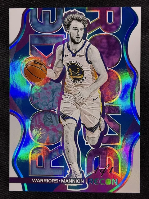 2020-21 Panini Recon #29 Nico Mannion Rookie Recon Platinum 1/1