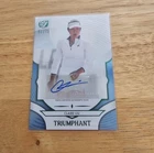 2025 Topps Triumphant Tennis Hard Court Blue Foil Claire Liu #56-A