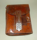 Authentic WW2 German Officer Field Leather Bag Marked