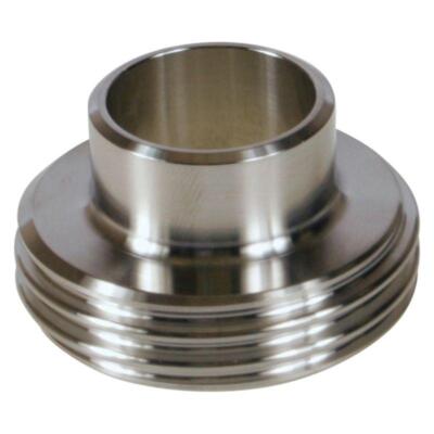 DIN Welding Male | 1 inch (25mm) Sanitary SS304 (3 Pack)