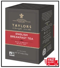 Taylors of Harrogate English Breakfast Rich & Bright Black Tea, 50 Teabags