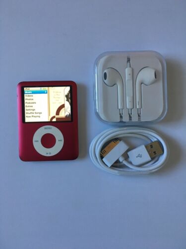 Apple iPod nano 3rd Generation Red (8GB) - Picture 1 of 3