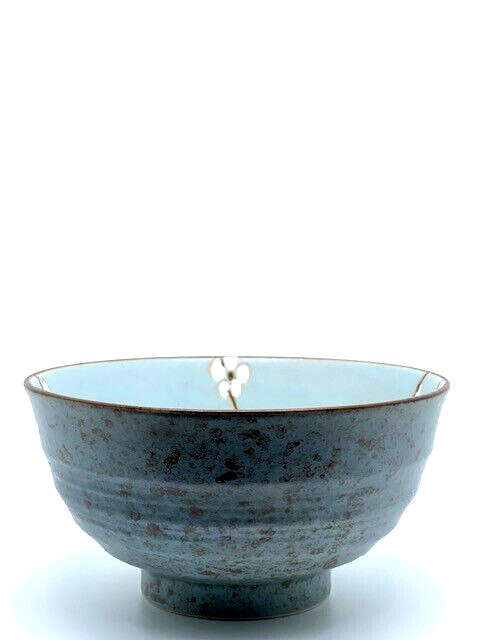 Japanese Ramen Noodle Udon Soup Bowl Ceramic 6.5"D Cherry Blossom Made in Japan