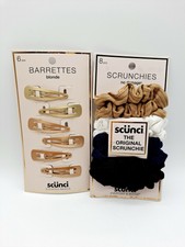Scunci Hair Barrettes 6pk  Scrunchies 8pk 