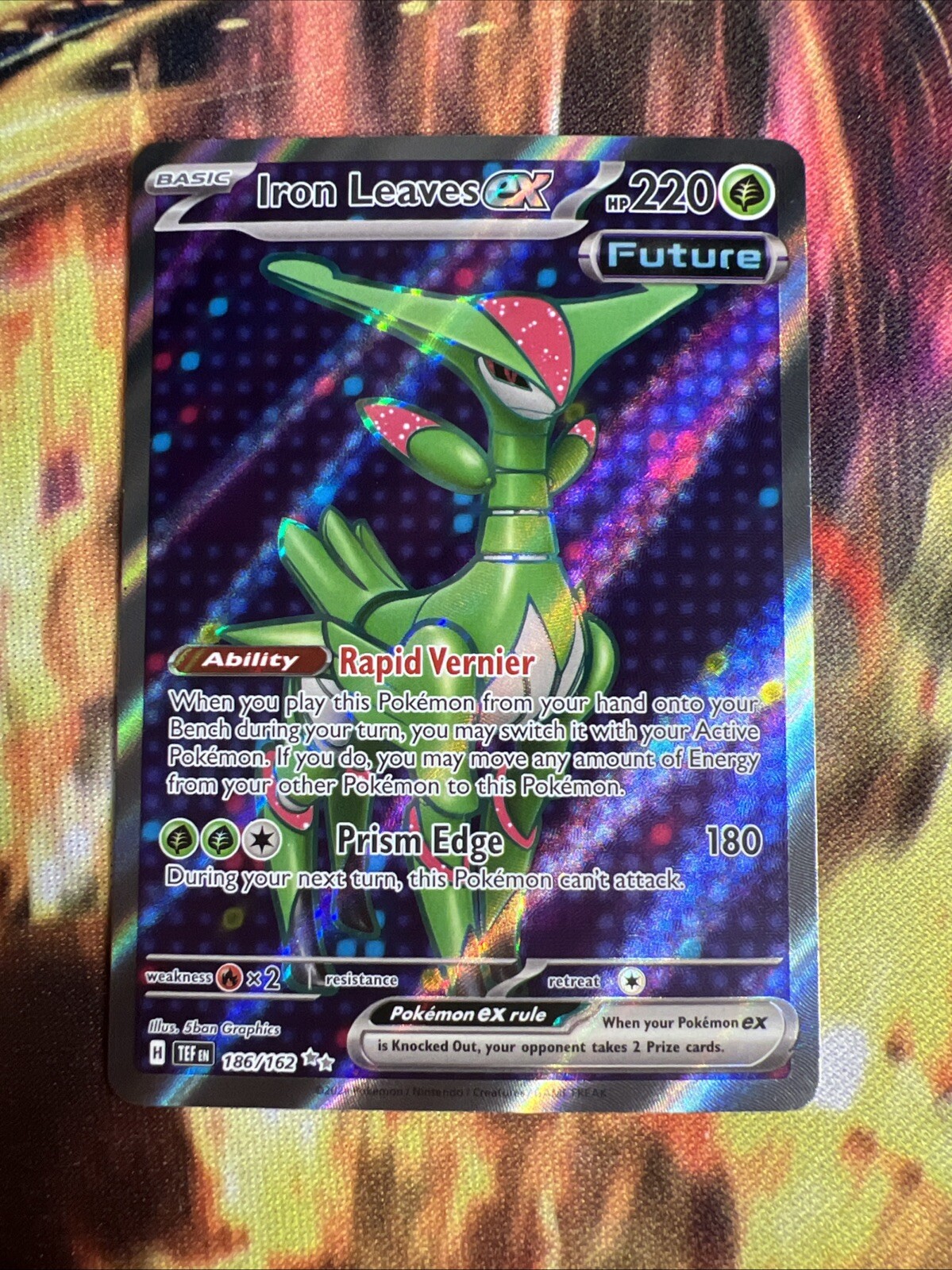 Iron Leaves ex 186/162 Sv05: Temporal Forces Holo NM