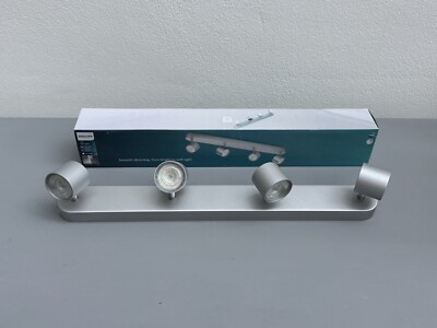 Philips Star Dimmbare LED Viererspot, 18W, 2000lm, 2700K, IP20, aluminium (91500