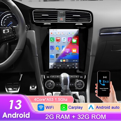 9.7'' For Volkswagen Golf 7 MK7 GPS Navi Android 13 Car Carplay Stereo Radio WIFI