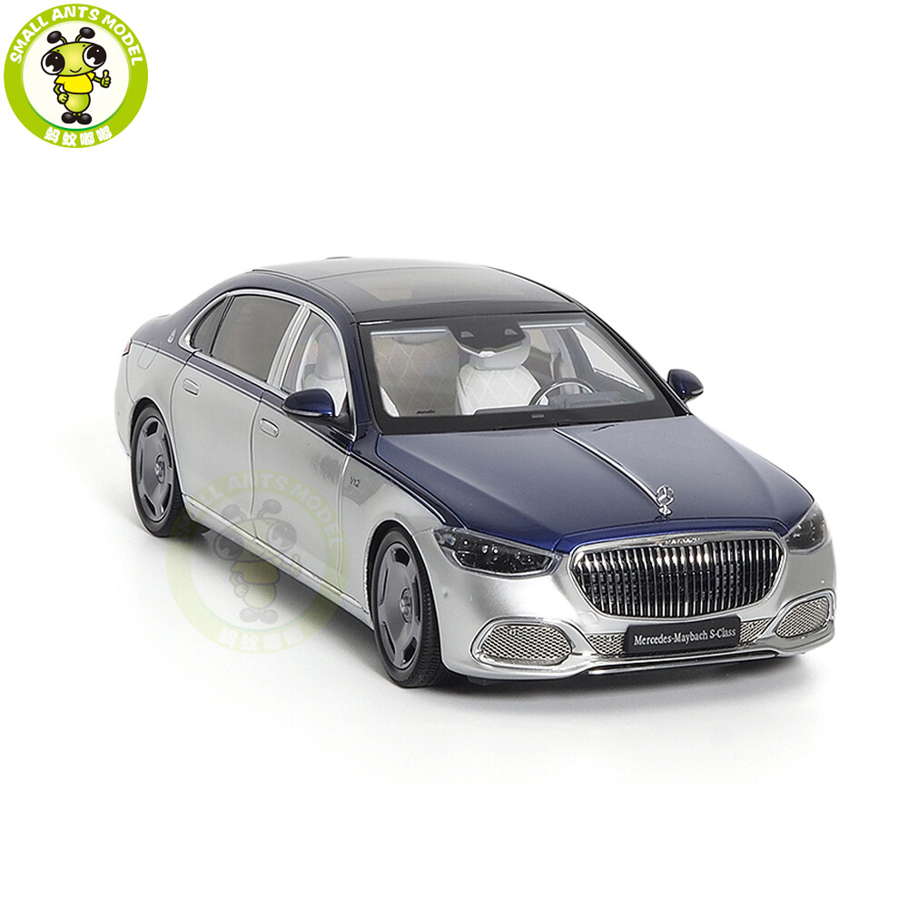 自動車 ALMOST REAL1/18 Mercedes-Maybach S-Class Almost Real Mercedes Maybach S-Class Black Silver 1/18 Diecast