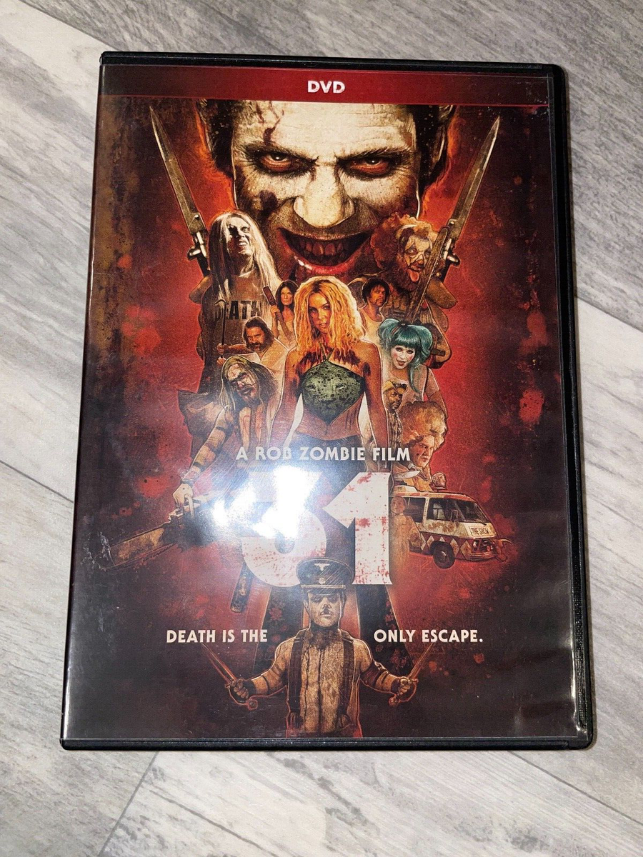 DVD 31 a Rob Zombie Film thirty one Death is the only escape