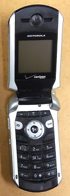 Motorola V series V276 - Black and Silver ( Verizon ) Rare Flip