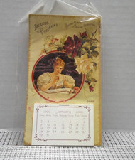 Ancien aimant réfrigérateur calendrier Coca Cola 1900 reproduction 2000 mini