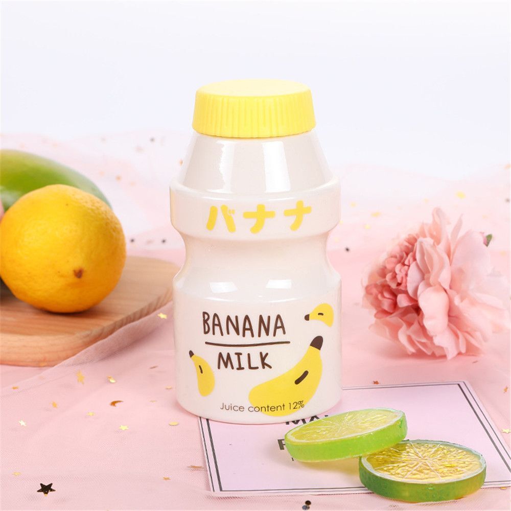 Kawaii Sports Outdoor Travel Tea Cup Plastic Shaker Bottle Yakult Shape