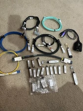 Lot of 28- 10Gtek Cisco Fiberstore Cable Rack ATEN Finisar