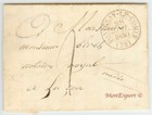 France stampless cover 1830 Fontenay le Comte to Luçon - Text * cover167 — photo 1