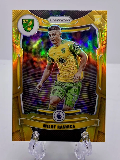 2021-22 Prizm Premier League #178 Milot Rashica Gold Rookie /10 🟡