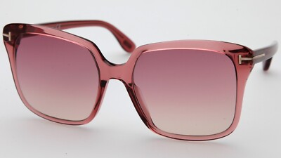NEW TOM FORD Faye-02 TF788 72T Rose Burgundy SUNGLASSES 56  display picture 1