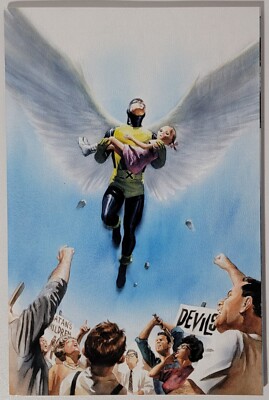 Marvels Annotated #2 (2019) - Alex Ross Virgin Variant - Angel X-Men