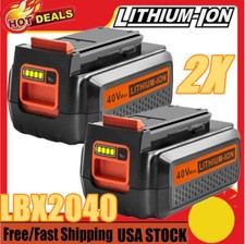 40V Lithium Battery For Black and Decker 40 Volt Max LBXR36 LBX2040 3.0Ah US