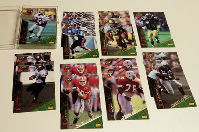 (33) 1995 Signature Rookies  Football RC Rookie Promo Stokes Salaam Sap Zeizer