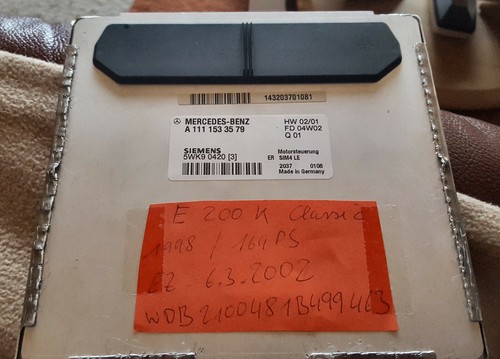 motorsteuergerät mercedes A1111533579