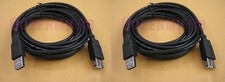 2 PACK x 10Ft PREMIUM USB 2.0 Male to Female Extension Cord Shielded Cable 10 Ft