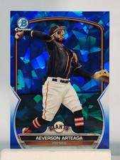 2023 Bowman Chrome Averson Arteaga Sapphire - Giants Prospect