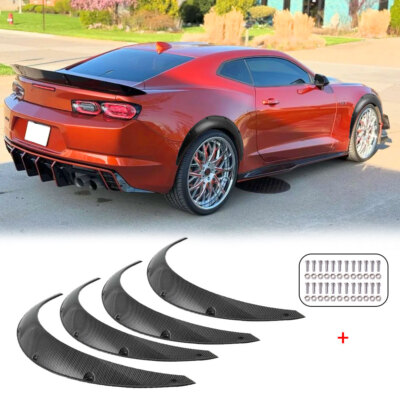 For Chevy Camaro SS LT ZL1 Carbon Fender Flares Flexible Wide Body Wheel Arches