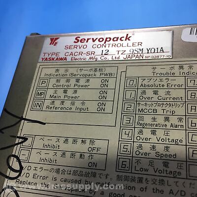 Yaskawa CACR-SR12 TZ9SMY01A Servopack RSIP | eBay Yaskawa CACR-SR12 TZ9SMY01A Servopack RSIP | eBay