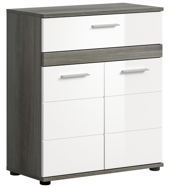 Xonox.Home Midischrank Blake Rauchsilber Nachbildung 70X79X31 Cm-image